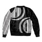 Malcolm X Legacy 1925-2026 Sleeve Zip Bomber Jacket African American Heritage - Iconic Portrait Silhouette