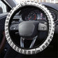 Malcolm X Legacy 1925-2026 Steering Wheel Cover African American Heritage - Iconic Portrait Silhouette