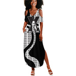 Malcolm X Legacy 1925-2026 Summer Maxi Dress African American Heritage - Iconic Portrait Silhouette