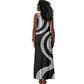 Malcolm X Legacy 1925-2026 Tank Maxi Dress African American Heritage - Iconic Portrait Silhouette