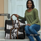Malcolm X Legacy 1925-2026 Travel Bag African American Heritage - Iconic Portrait Silhouette