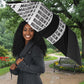 Malcolm X Legacy 1925-2026 Umbrella African American Heritage - Iconic Portrait Silhouette