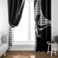 Malcolm X Legacy 1925-2026 Window Curtain African American Heritage - Iconic Portrait Silhouette