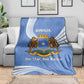 Somalia Blanket with Coat of Arms One Star One Nation Blue White Spirit