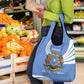 Somalia Grocery Bag with Coat of Arms One Star One Nation Blue White Spirit