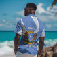 Somalia Hawaiian Shirt with Coat of Arms One Star One Nation Blue White Spirit
