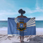Somalia Sarong with Coat of Arms One Star One Nation Blue White Spirit