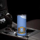 Somalia Skinny Tumbler with Coat of Arms One Star One Nation Blue White Spirit