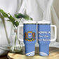 Somalia Tumbler With Handle with Coat of Arms One Star One Nation Blue White Spirit