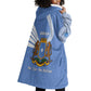 Somalia Wearable Blanket Hoodie with Coat of Arms One Star One Nation Blue White Spirit