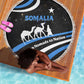 Somalia Beach Blanket with From Nomads to Nation Camel Galaxy Flag Spirit