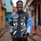 Somalia Bomber Jacket with From Nomads to Nation Camel Galaxy Flag Spirit