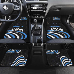 Somalia Car Mats with From Nomads to Nation Camel Galaxy Flag Spirit