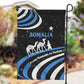 Somalia Garden Flag with From Nomads to Nation Camel Galaxy Flag Spirit