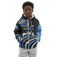 Somalia Kid Hoodie with From Nomads to Nation Camel Galaxy Flag Spirit