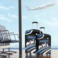 Somalia Luggage Cover with From Nomads to Nation Camel Galaxy Flag Spirit