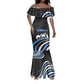 Somalia Mermaid Dress with From Nomads to Nation Camel Galaxy Flag Spirit