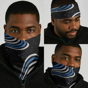 Somalia Neck Gaiter with From Nomads to Nation Camel Galaxy Flag Spirit - African Pride