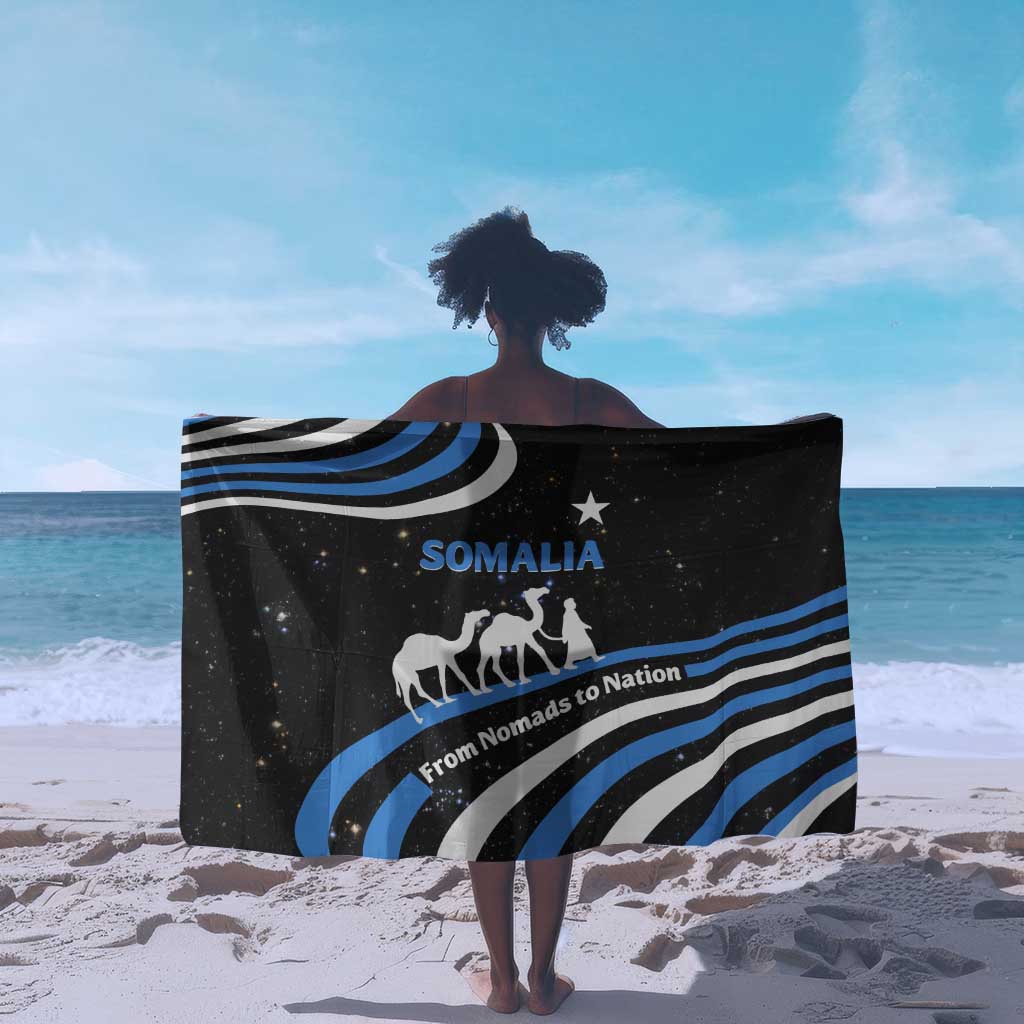 Somalia Sarong with From Nomads to Nation Camel Galaxy Flag Spirit