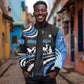 Somalia Sleeve Zip Bomber Jacket with From Nomads to Nation Camel Galaxy Flag Spirit
