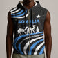Somalia Sleeveless Zip Hoodie with From Nomads to Nation Camel Galaxy Flag Spirit - African Pride