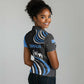 Somalia Women Polo Shirt with From Nomads to Nation Camel Galaxy Flag Spirit