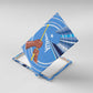 Somalia Canvas Wall Art with Raised Fist Flag Blue Unity Wave Spirit