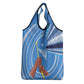 Somalia Grocery Bag with Raised Fist Flag Blue Unity Wave Spirit