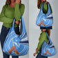 Somalia Grocery Bag with Raised Fist Flag Blue Unity Wave Spirit