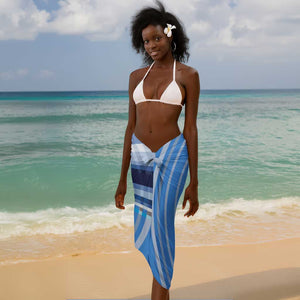 Somalia Sarong with Raised Fist Flag Blue Unity Wave Spirit