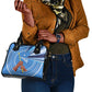 Somalia Shoulder Handbag with Raised Fist Flag Blue Unity Wave Spirit