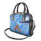 Somalia Shoulder Handbag with Raised Fist Flag Blue Unity Wave Spirit