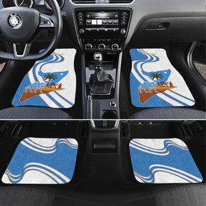 Somalia Car Mats with Camel Desert Map Palm Tree Heritage Spirit