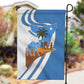 Somalia Garden Flag with Camel Desert Map Palm Tree Heritage Spirit