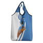 Somalia Grocery Bag with Camel Desert Map Palm Tree Heritage Spirit