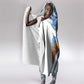Somalia Hooded Blanket with Camel Desert Map Palm Tree Heritage Spirit
