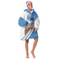 Somalia Kid Wearable Blanket Hoodie with Camel Desert Map Palm Tree Heritage Spirit