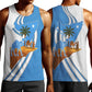 Somalia Men Tank Top with Camel Desert Map Palm Tree Heritage Spirit