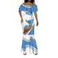 Somalia Mermaid Dress with Camel Desert Map Palm Tree Heritage Spirit