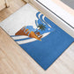 Somalia Rubber Doormat with Camel Desert Map Palm Tree Heritage Spirit