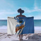 Somalia Sarong with Camel Desert Map Palm Tree Heritage Spirit