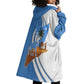 Somalia Wearable Blanket Hoodie with Camel Desert Map Palm Tree Heritage Spirit