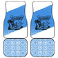 Somalia Car Mats with Soomaaliya Ha Noolaato Nomad Moon Flag Spirit