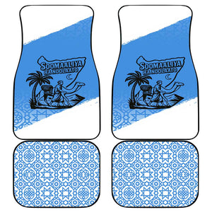 Somalia Car Mats with Soomaaliya Ha Noolaato Nomad Moon Flag Spirit