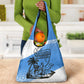 Somalia Grocery Bag with Soomaaliya Ha Noolaato Nomad Moon Flag Spirit