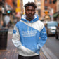 Somalia Hoodie with Soomaaliya Ha Noolaato Nomad Moon Flag Spirit