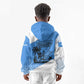 Somalia Kid Hoodie with Soomaaliya Ha Noolaato Nomad Moon Flag Spirit