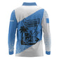 Somalia Long Sleeve Polo Shirt with Soomaaliya Ha Noolaato Nomad Moon Flag Spirit