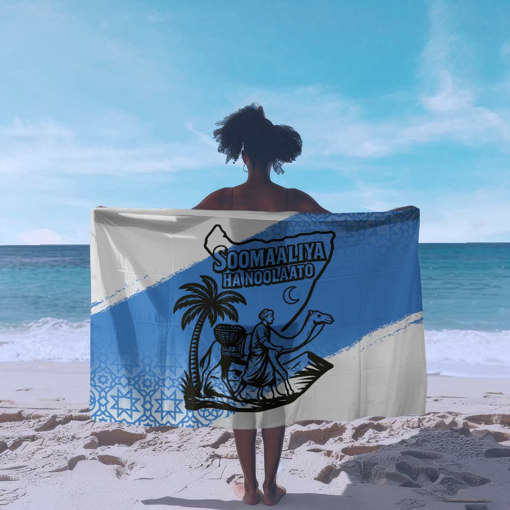 Somalia Sarong with Soomaaliya Ha Noolaato Nomad Moon Flag Spirit