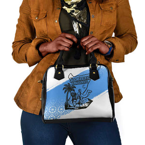 Somalia Shoulder Handbag with Soomaaliya Ha Noolaato Nomad Moon Flag Spirit